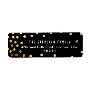 Moderner asymmetrischer Confetti Dots Holiday
