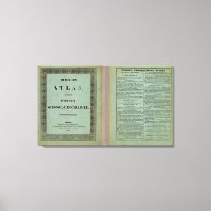 Moderner Atlas Leinwanddruck
