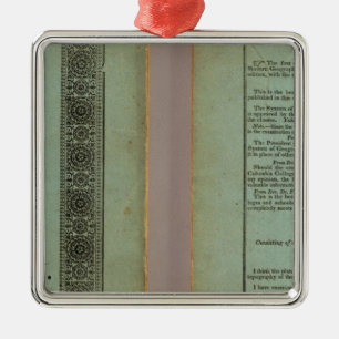 Moderner Atlas Ornament Aus Metall