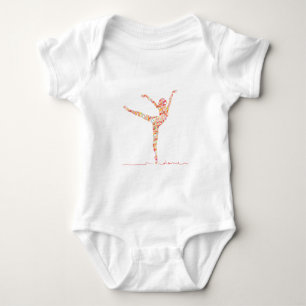 Moderner Balletttänzer Baby Strampler