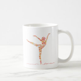 Moderner Balletttänzer Kaffeetasse
