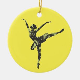Moderner Balletttänzer, moderner Tanz Keramik Ornament