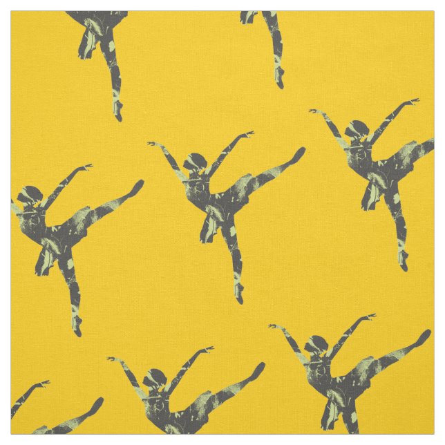 Moderner Balletttänzer, moderner Tanz Stoff (Muster)