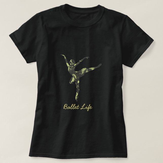Moderner Balletttänzer, moderner Tanz T-Shirt (Design vorne)