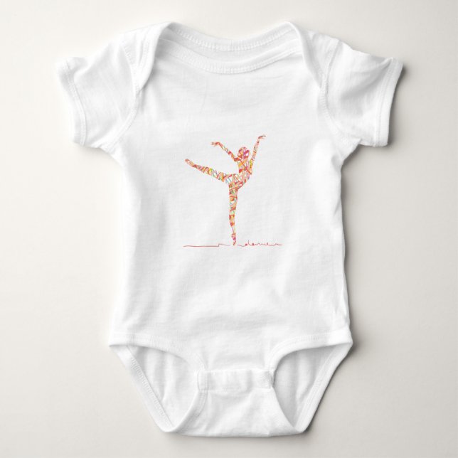 Moderner Balletttänzer T-Shirt (Vorderseite)
