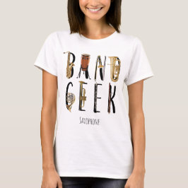 Moderner Band-Aussenseiter-Musikinstrument lustig T-Shirt