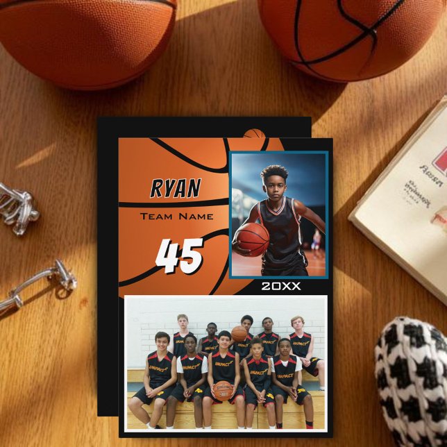 Moderner Basketballspieler-Teamfoto-Memory-Mate (Von Creator hochgeladen)
