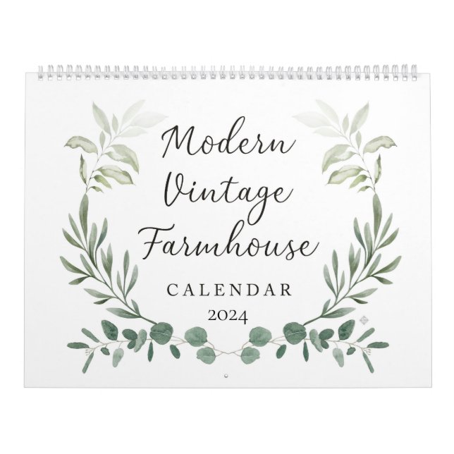 Moderner Bauernkalender 2024 Kalender (Titelbild)