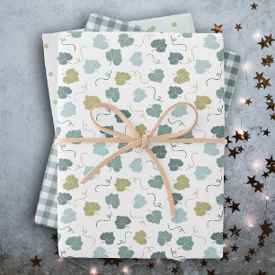 Moderner Bauernurlaub grün Geschenkpapier Set