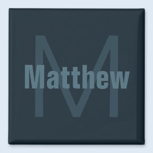 Moderner bearbeitbarer Name Magnet