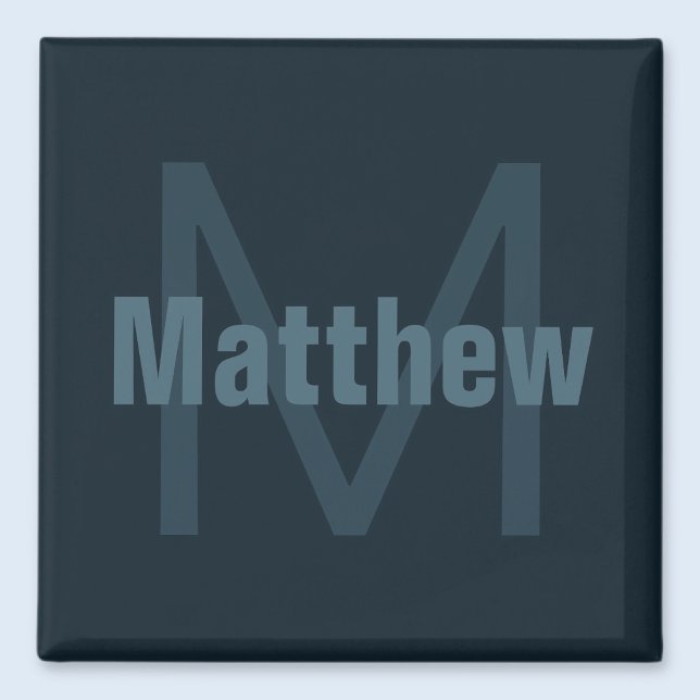 Moderner bearbeitbarer Name Magnet (Von Creator hochgeladen)