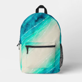 Moderner bemalter, glänzender Sand gemustert Bedruckter Rucksack