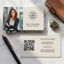 Moderner benutzerdefinierter Logo-Foto-QR-Code