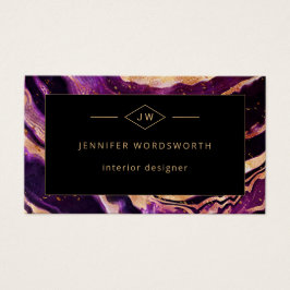 Moderner Beruflicher Lila Abstrakter QR-Code