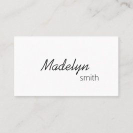 Moderner Beruflicher Minimal-Haarstylist-QR-Code Visitenkarte