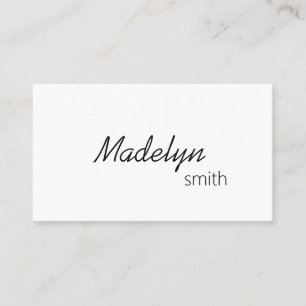 Moderner Beruflicher Minimal-Haarstylist-QR-Code Visitenkarte