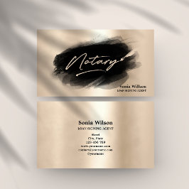 Moderner Beruflicher Notar-Agent Visitenkarte
