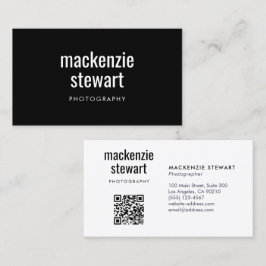 Moderner Beruflicher QR-Code Visitenkarte