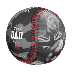 Moderner Bester Vater je Camouflage Vatertag Baseball