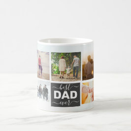 Moderner bester VATER je Script Einfach 9 Foto Col Kaffeetasse