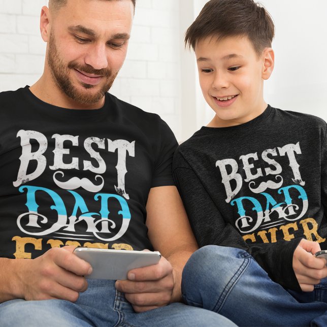 Moderner, bester Vater je Vater Papa T-Shirt (Von Creator hochgeladen)