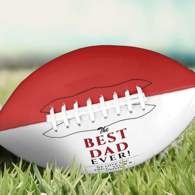 Moderner bester Vater je Vatertag Football (Von Creator hochgeladen)