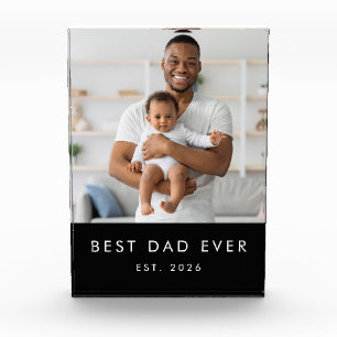 Moderner bester Vater überhaupt Fotoblock