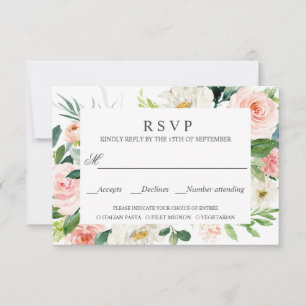 Moderner Blues   RSVP-MEHL-WAHL "Rahmen" RSVP Karte