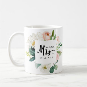 Moderner Blues  WEDD THE Future MRS Typography Kaffeetasse
