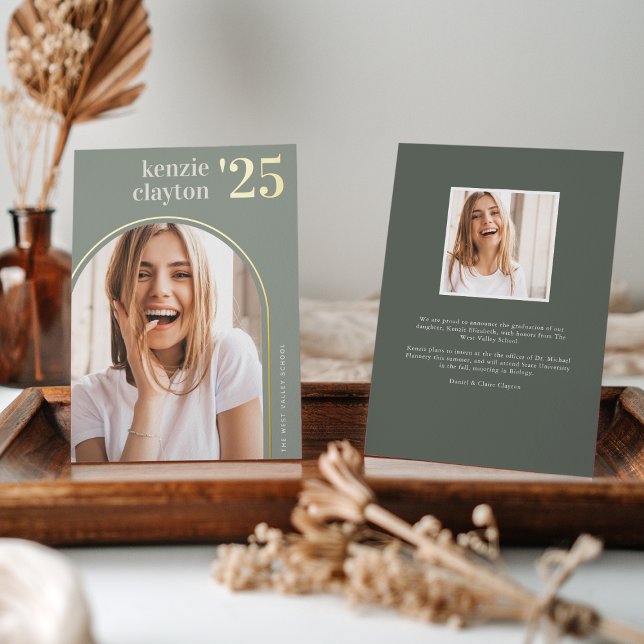 Moderner Bogen | Ankündigung von Abschlüssen (Von Creator hochgeladen)