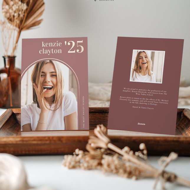 Moderner Bogen | Ankündigung von Abschlüssen (Von Creator hochgeladen)