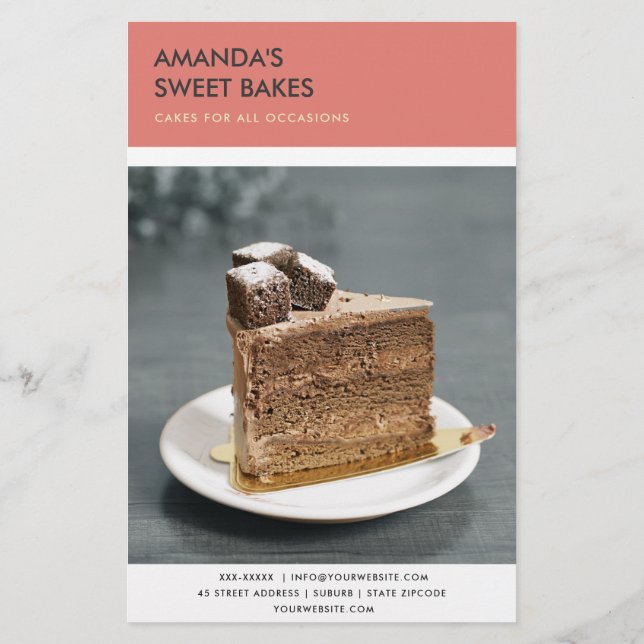 MODERNER BOLD-SCHWARZPINK-FOTO-PREISSERVICE FLYER (Hinten)