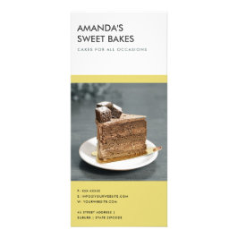 MODERNER BOLD YELLOW BLACK BAKERY PRIVICE WERBEKARTE