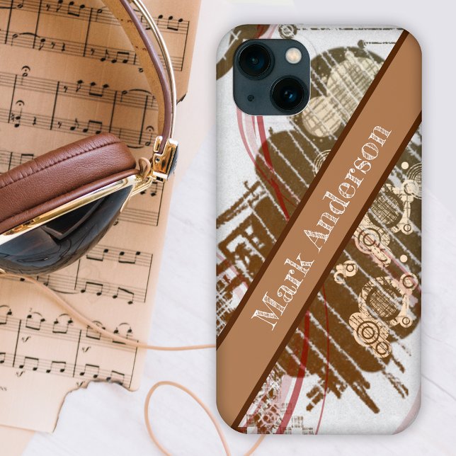 Moderner Braun-Stil Case-Mate iPhone Hülle (Von Creator hochgeladen)