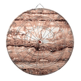Moderner brauner beige Sepa verbrannter orangerer Dartscheibe