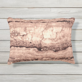 Moderner brauner beige Sepa verbrannter orangerer Kissen Für Draußen