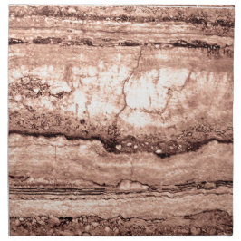 Moderner brauner beige Sepa verbrannter orangerer  Serviette