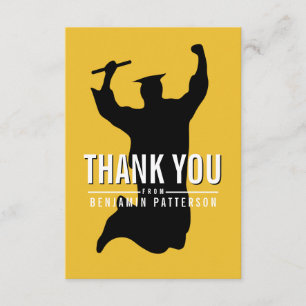 Moderner Briefmarken-Foto-Abschluss danken Ihnen Dankeskarte