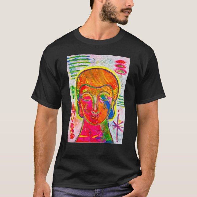 Moderner Buddha T-Shirt (Vorderseite)
