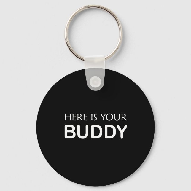 Moderner Buddy Key Ring - Minimalistischer Schlüss Schlüsselanhänger (Vorderseite)