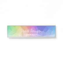 Moderner bunter Regenbogen polygonal -