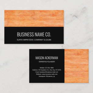 Moderner Business Cards Bodenservice Schwarz Visitenkarte
