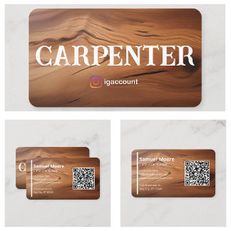 Moderner Carrier-Vorlagen QR-Code-Generator Visitenkarte