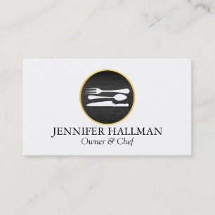 Moderner Catering, Restaurant, Koch Visitenkarte