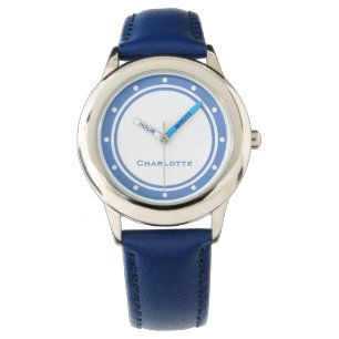 Moderner Chic Einfach Minimalistisch Blue Individu Armbanduhr