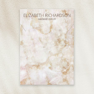 Moderner Chic Elegant Luxury Glam Juwelier Display Visitenkarte