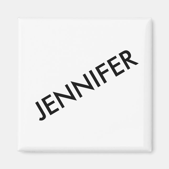 Moderner Chic Extravaganz Sie nennen es Personalis Magnet (Vorne)