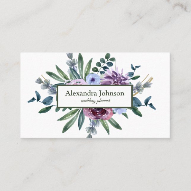 Moderner Chic Gold Leaf Foil Luxus Visitenkarte (Vorderseite)