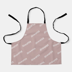 Moderner Chic Sie nennen es Personalisierte Dusty  Schürze