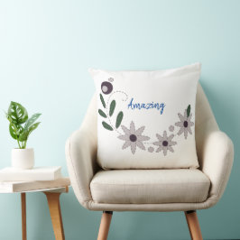 Moderner Chic Sommer Floral Kissen